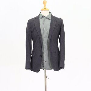J. Crew Ludlow 36R Gray Solid 2-Button Sport Coat Blazer Jacket T178